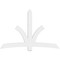 Ekena Millwork Davenport Architectural Grade PVC Gable Bracket, 84"W x 56"H x 2"D x 6"F, 16/12 Pitch GBP084X56X0206DAV00 - alternate 2